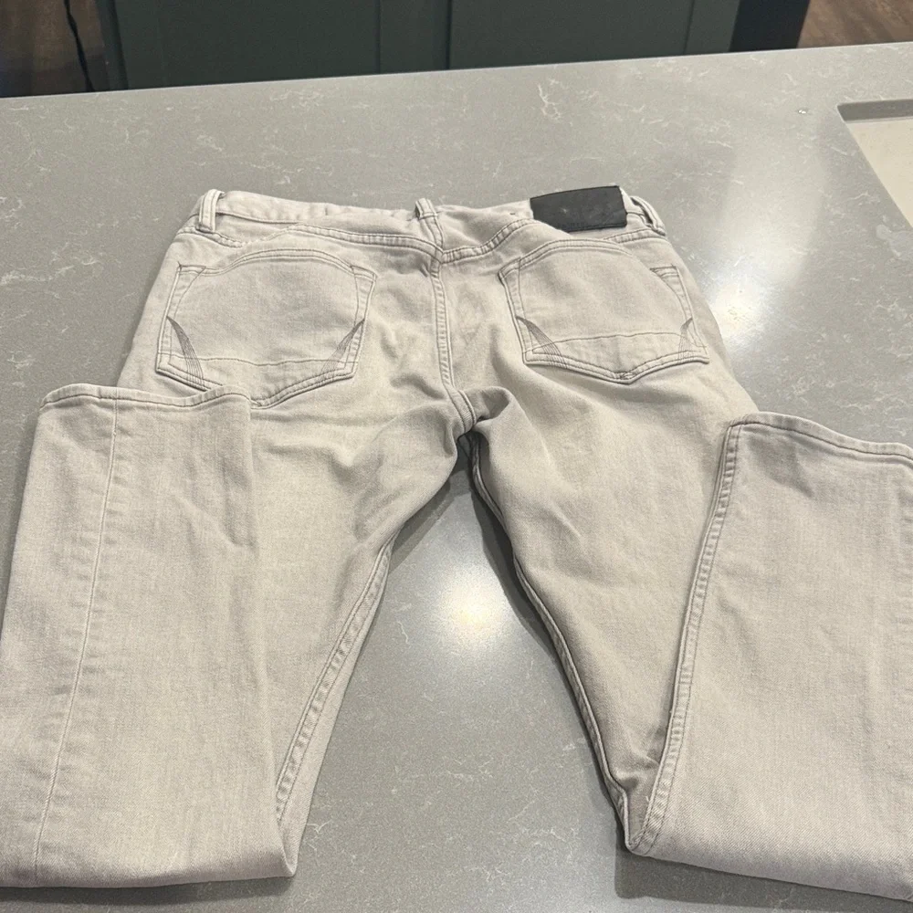 AllSaints Men's Skinny Jeans in Light Gray